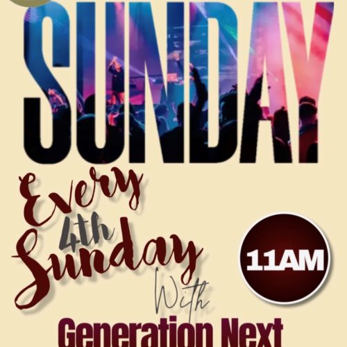 Youth Sunday Every Fourth Sunday